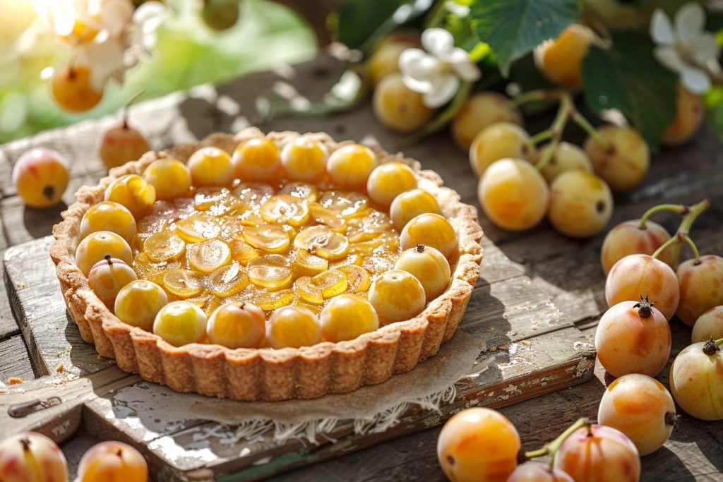 Recette de tarte aux mirabelles : dessert facile et rapide à préparer